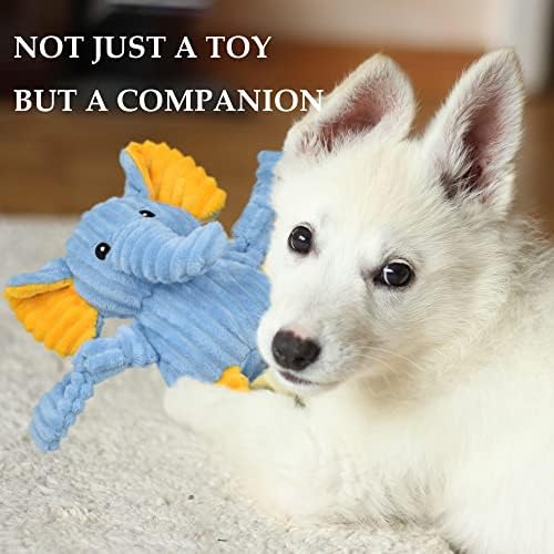 LECHONG 5 Pack Tough Dog Toys Stuffed Squeaky Dog Toys Assortment Plush Animal Dog Toy Value Bundle Puppy Pet Dog Toys for Small Medium Large Dogs - Image 6