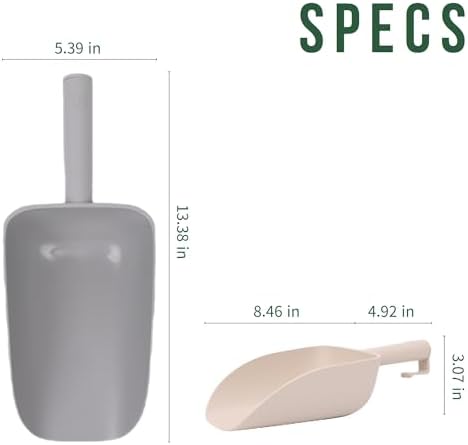 Extra Big Multipurpose Scoop– Solid Deep Scooper for Any Household – Disposing/Replacing Litter – Big Size Animal Pet Food Shovel – 44oz - Image 6