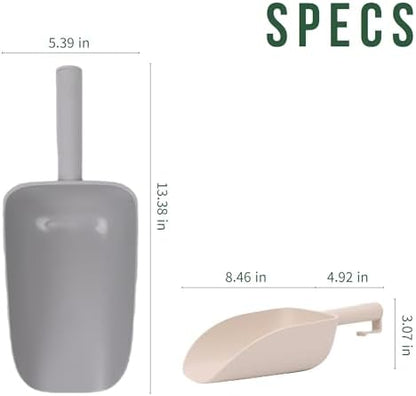 Extra Big Multipurpose Scoop– Solid Deep Scooper for Any Household – Disposing/Replacing Litter – Big Size Animal Pet Food Shovel – 44oz - Image 6