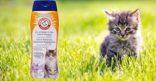 Arm & Hammer 2-in-1 Deodorizing Cat Shampoo, Lavender, 20 Fl Oz, 2-Pack - Image 5
