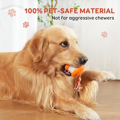 Interactive Dog Ball,Random Path Electric Moving Dogs Toy with Rope - Image 3
