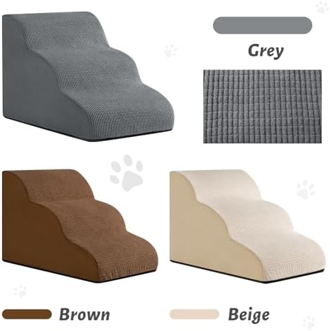 3-Step Dog Stairs Replacement Cover(for AODISMAN Pet Ramp Only),Brown - Image 4