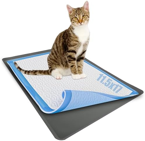 Dog Pee Pad Holder - Fits Up to 11.5” x 17” Pee Pad - 1 Pack - Grey by Skywin