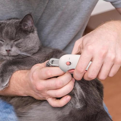 Adjustable Cat Nail Clipper to Avoid Excessive Cutting, Cat Nail Trimmer with Nail File, Pet Nail Clippers for Kitten Bunny Guinea Pig Rabbit Ferret (Pink) - Image 7
