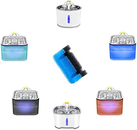 4 Cat Fountain Filter, Upgraded Sponger Foam Filter for Round Cubic - Image 2