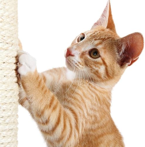 TRIXIE Replacement Sisal Post for Cat Scratching Posts, Backup Scratcher for Indoor Cat Furniture, Trees and Towers, 3.5 in x 23.6 in (9 x 60 cm) - Image 6