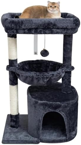 SYANDLVY Small Cat Tree for Indoor Cats, Cat Tower with Scratching Post by SYANDLVY