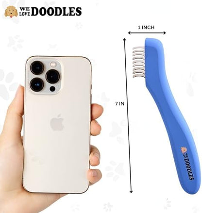 Dematting Comb for Dogs, Undercoat Rake Grooming Tool, Mat Remover, 9 Blade - Image 6