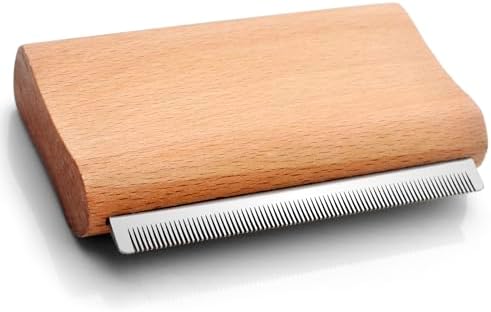 Dog Brush for Shedding | Pet pro Grooming Tool, Cat Grooming Supplies, Deshedding Dog Brush | Combs for Daily Cleaning and Grooming of Pet Hair (4.3 Inch (M)) by KAIFONG