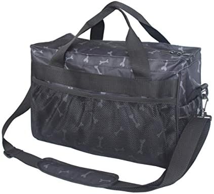 MYDAYS Dog Travel Bag, Pet Luggage Suitcase Weekend Tote Carrier with Collapsible Bowl, Pet Luggage Suitcase Weekend Tote Carrier with Collapsible Bowl (Black) - Image 4