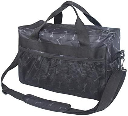 MYDAYS Dog Travel Bag, Pet Luggage Suitcase Weekend Tote Carrier with Collapsible Bowl, Pet Luggage Suitcase Weekend Tote Carrier with Collapsible Bowl (Black) - Image 4