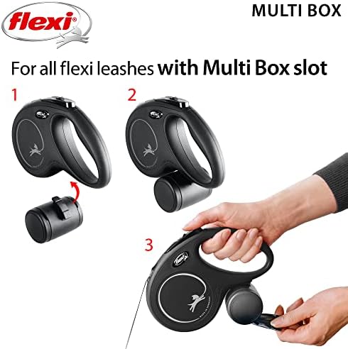 FLEXI® Multi Box Storage Accessory for Retractable Dog Leash Sets, Black - Image 2