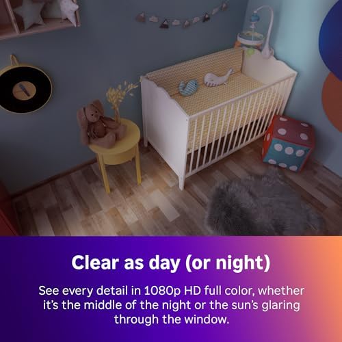 Roku Indoor Camera, Home Security with 1080p HD Color Night Vision, 2-Pack - Image 4