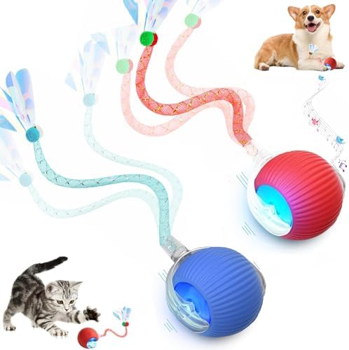 2 Packs Speed 2.0 Tail Interactive Cat Toys for Indoor Cats, Moving Cat Toy by Unknown