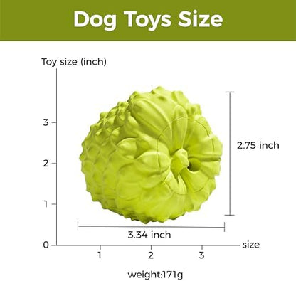 MewaJump Dog Chew Toys, Rubber Dog Toys Squeaky Toys for Aggressive Chewers - Image 2