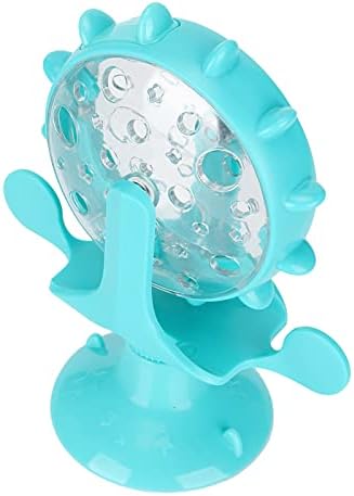 plplaaoo ABS Pet Cat Food Leakage Rotation for Windmill Educational Interactive Training Toy (Blue) - Image 2