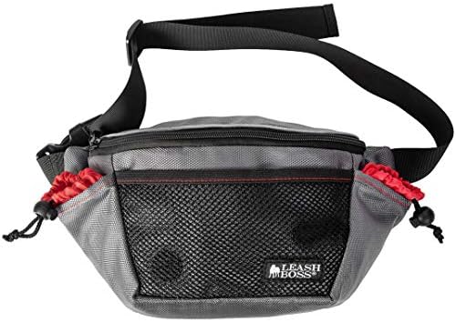Leash Boss Dog Treat Pouch for Training | Training Treat Pouches for Pet Training | Treat Bag for Dog Training | Portable Kibble Snack Container for Pets | Fanny Pack Waist Belt Transport On The Go by LeashBoss