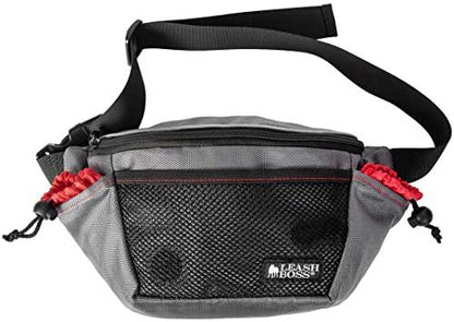 Leash Boss Dog Treat Pouch for Training | Training Treat Pouches for Pet Training | Treat Bag for Dog Training | Portable Kibble Snack Container for Pets | Fanny Pack Waist Belt Transport On The Go by LeashBoss