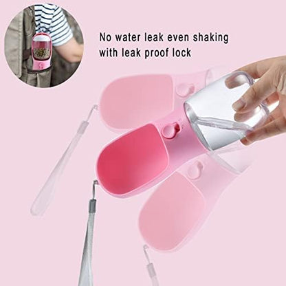 Cibaabo Dog Water Bottle Portable with Food Container & Filter for Travel - Image 4