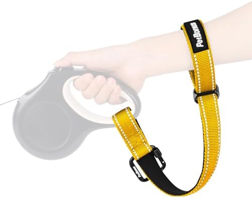 PetBonus Dog Leash Wrist Strap with Lockable Clip for Dog Retractable Leash by Petbonus