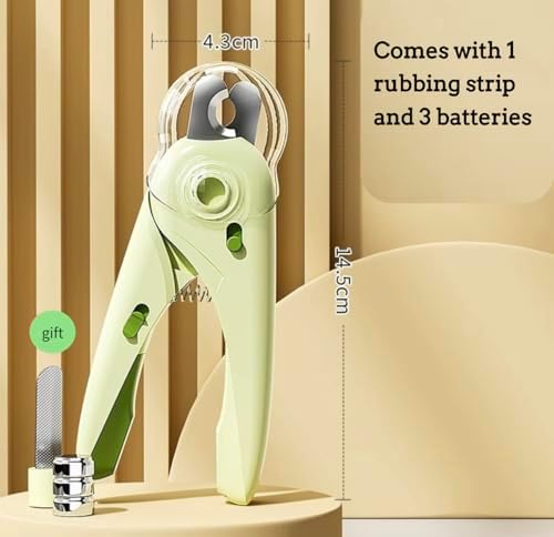 3 in 1 Dog & Cat Pets Nail Clippers and Trimmers-with Safety Guard to Avoid Overcutting. LED Dog Nail Clipper with Light, Illuminates Nails or Bloodline for Safe and Easy Trimmers,for Cats & Dogs - Image 6