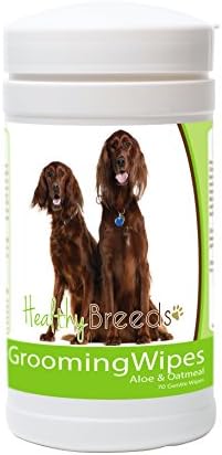 Healthy Breeds Irish Setter Grooming Wipes 70 Count by HealthyBreeds