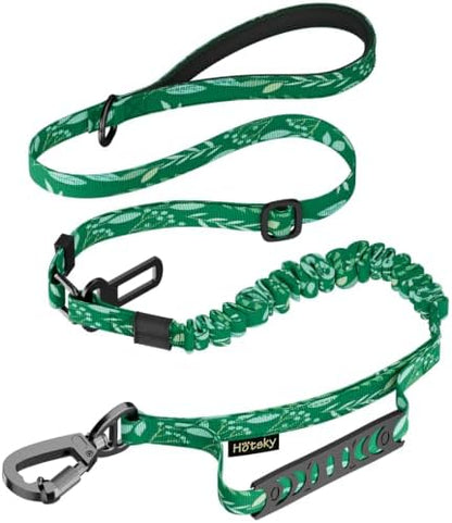 Hotsky Tactical Bungee Shock Absorbing No Pull Dog Leash,Leaves,4-6FT by Hotsky