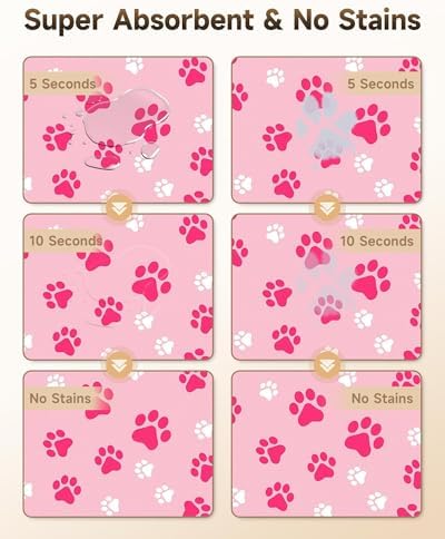 Dog Food Mat for Food and Water Mat, Pet Cat Dog Bowl Mat, 12"x20" - Image 2