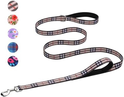 Hikiko 6FT Dog Leash Padded Double Handle with Designed Pattern by Hikiko