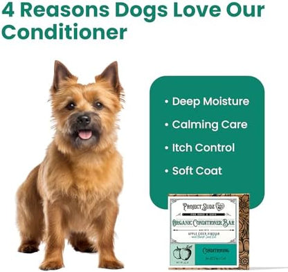 Project Sudz Dog Shampoo and Conditioner Bar with Hemp Seed Oil | Organic Dog Shampoo for Allergies and Itching | All Natural Bar Shampoo and Conditioner (2) - Image 5