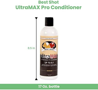 Best Shot UltraMAX Pro Conditioner, Detangling, and Hydrating Conditioner, Coat Release Technology, Sweet Pea Essence, 17 Oz. - Image 2