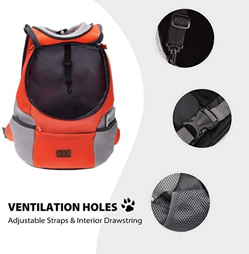 PETCUTE Dog Backpack Carrier Cat Carrier Pet Travel Carriers for Small Dogs and Cats Pet Travel Backpack - Image 5