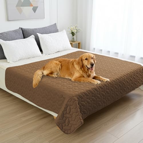 Ameritex Waterproof Pet Bed Cover Anti-Slip Dog Bed Blanket for Sofa and Furniture Waterproof New Pattern Design (Camel, 82x102 Inch (Pack of 1)) - Image 6