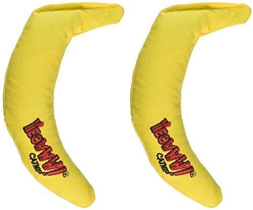 Yeowww! Yellow Banana Catnip Toy (2 Pack)