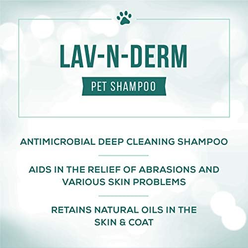 Nature's Specialties Lav-N-Derm Ultra Concentrated Calming Antiseptic Dog Shampoo for Pets, Natural Choice for Professional Groomers, Relieves Various Skin Problems, Made in USA, 16 oz - Image 3