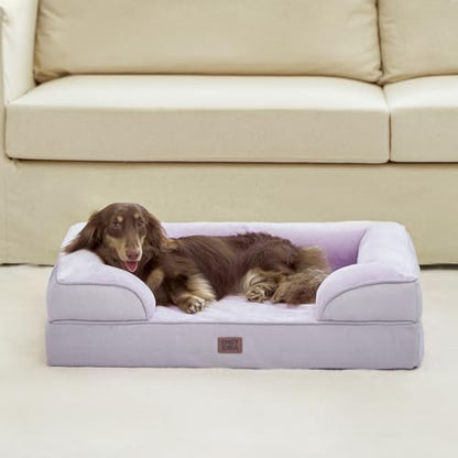 EHEYCIGA Orthopedic Dog Bed Medium Size Dog, Waterproof Washable Pet Beds - Image 6
