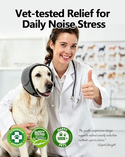 Dog Ear Cover No Flap Ear Wrap for Hematoma Anxiety Relief Noise Protection - Image 5