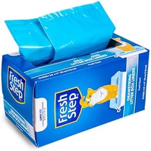 Fresh Step Drawstring Cat Litter Liners, Scented, 2.5 ft x 17 in, 7ct, 3-Pk - Image 7