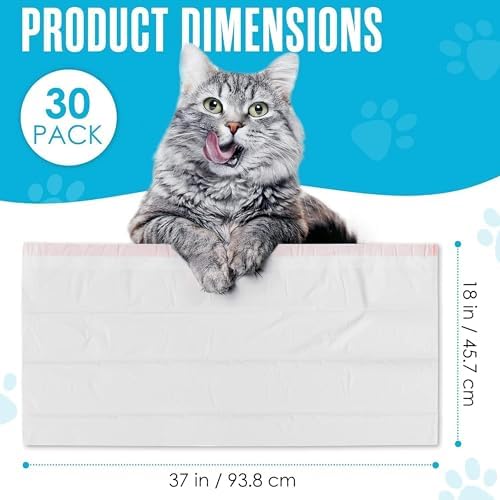Cat Litter Bags, Cat Box Liners, Litter Box Liners, Jumbo, 30 Pack, Large - Image 2