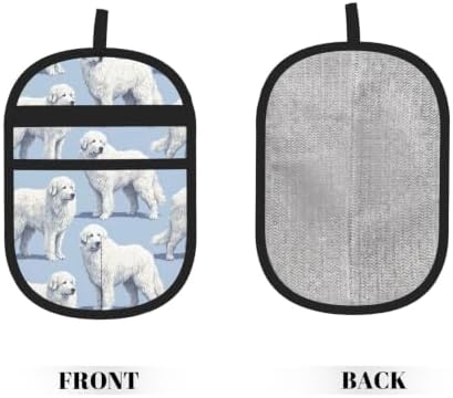 Great Pyrenees Dog Mountain Blue Pet Hair Removal Glove For Cats Dogs - Image 2