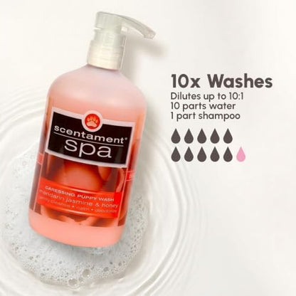 Best Shot Scentament Spa Caressing Puppy Wash, Mandarin Jasmine Honey, 16 oz - Image 3