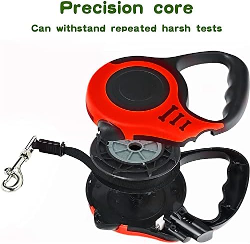 Retractable Heavy Duty Dog Leash, 16FT Walking Leashes, Red - Image 5