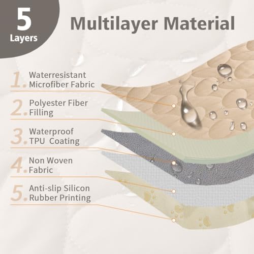 Ameritex Pet Bed Cover Dog Bed Blanket for Sofa and Furniture Waterproof New Pattern Design - Image 5