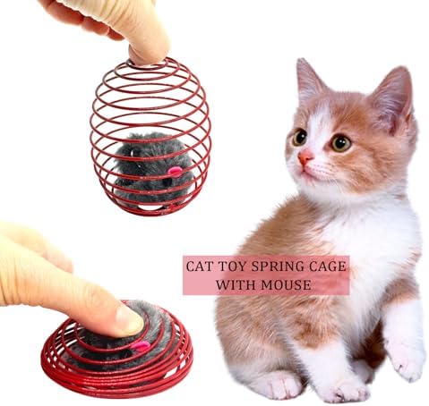 Colorful Cat Toys Bulk for Indoor Cats, 84 Pcs Interactive Kitten Toys - Image 4