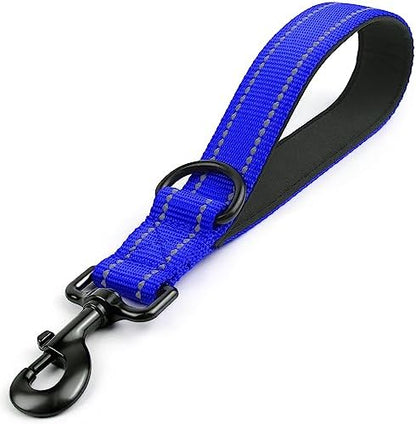 Joytale Short Dog Leash for Close Control & Training, 12", Royal Blue by Joytale