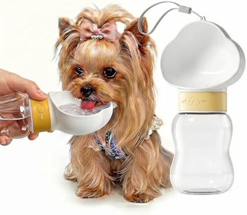 Portable Dog Water Bottle, Travel Bowls, Doggy Food Container by Unknown