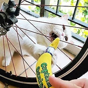 Captain Catnip Cat Banana Toy, Kitten Interactive Toy, Fun Playing Cat Toy, Filled with Organic Catnip for Indoor Cats (Pack of 2) - Image 5