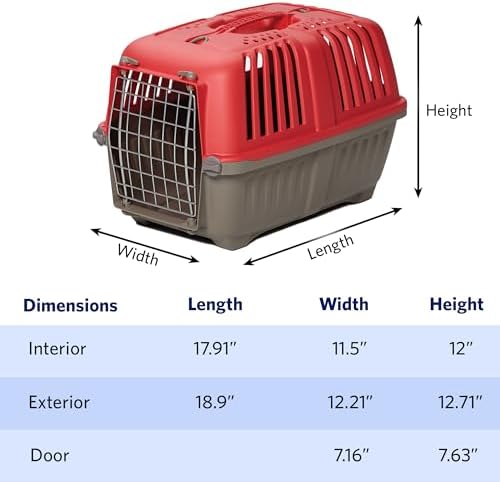 MidWest Spree Travel Carrier, 19-Inch, Small Dog & Cat Crate - Image 5