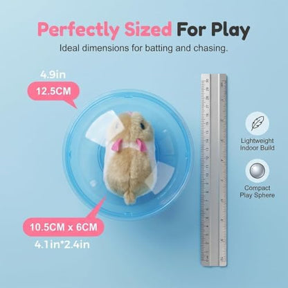 Self-Rolling Interactive Cat Ball 360° Automatic Moving Pet Toy2026 New Self-Rolling Interactive Cat Ball Realistic Animal Automatic Moving Rolling - Image 3