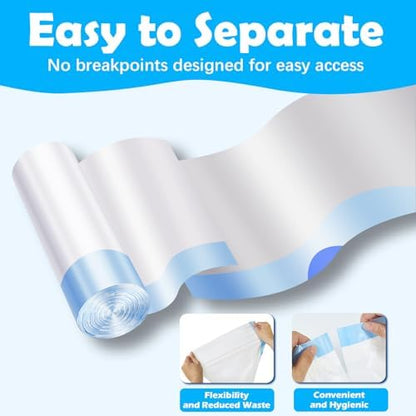 Cat Litter Bags 120 Count, 26.37"X15.74" Drawstring Close Litter Box Liners for Automatic Litter Box,Thick Cat Poop Bags,Easy to Clean,Heavy Duty Robot Bag for Self-Cleaning Box - Image 5